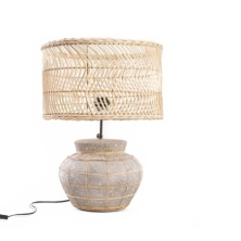 The Kythira Table Lamp - Natural Concrete