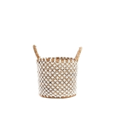 The Crossed Stitched Macrame Basket - S