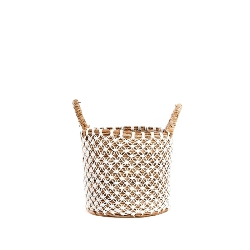 The Crossed Stitched Macrame Basket - S