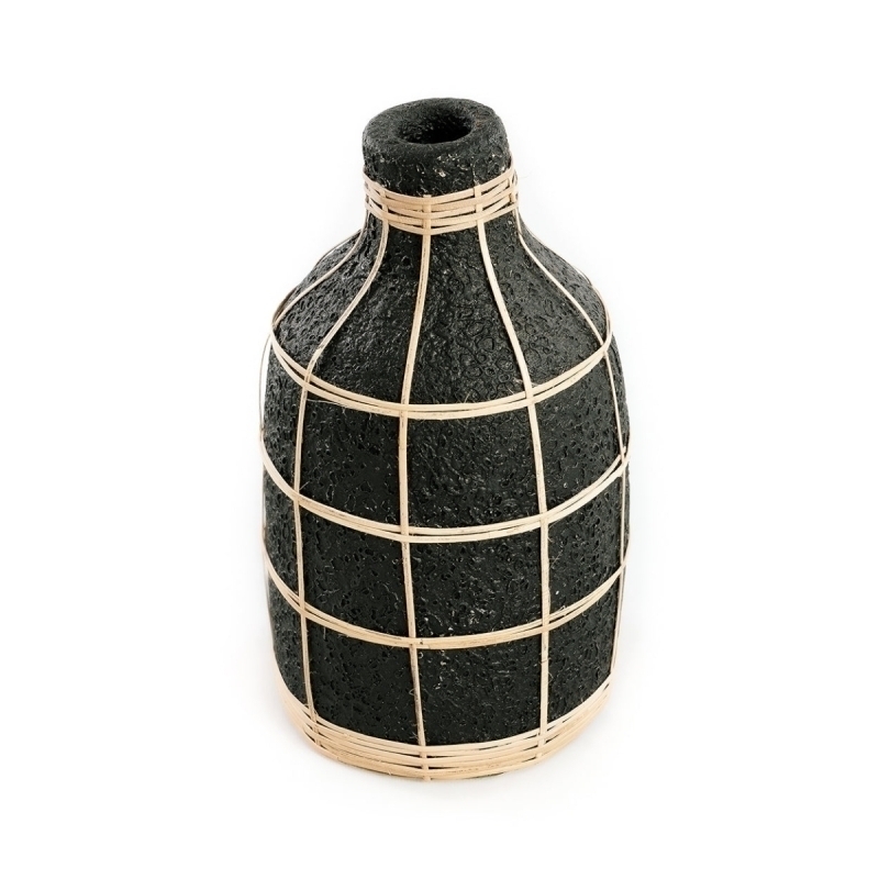 The Whoopy Vase - Black Natural - L