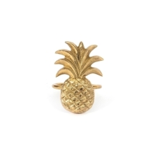 The Pineapple Napkin Ring - Gold