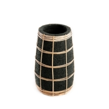 The Cutie Vase - Black Natural - S