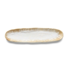 The Da Rocha Oval Platter - White Honey
