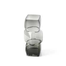 The Cubes Vase - Dark Grey - M