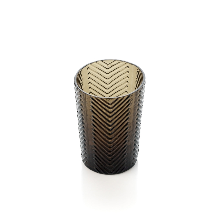 The Herringbone Tumbler - Smoke