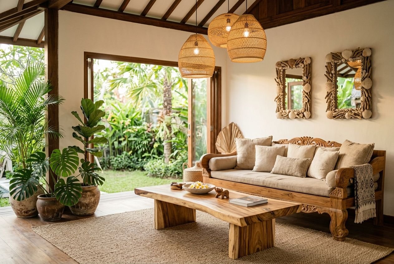 Décoration balinaise maison : guide déco bali artisanat
